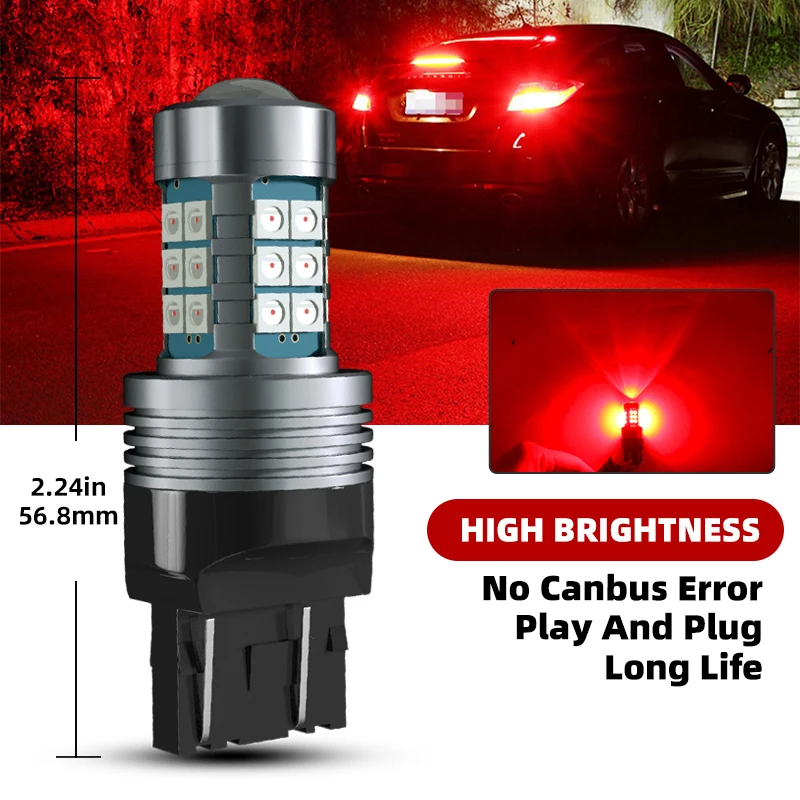 

2 шт. Автомобильный светодиодный стоп-сигнал, задний фонарь красного цвета без ошибок для Mazda 3 Sport для Mazda 5 CR19 CW для Mazda 6 GG GY MK1 CX-3 DK