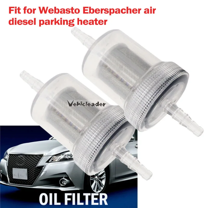 

2pcs/1pcs Diesel In-line Fuel Filter Kit For Webasto Eberspacher Air Heater Diesel Set For Camper RV Plastic Car Accessories