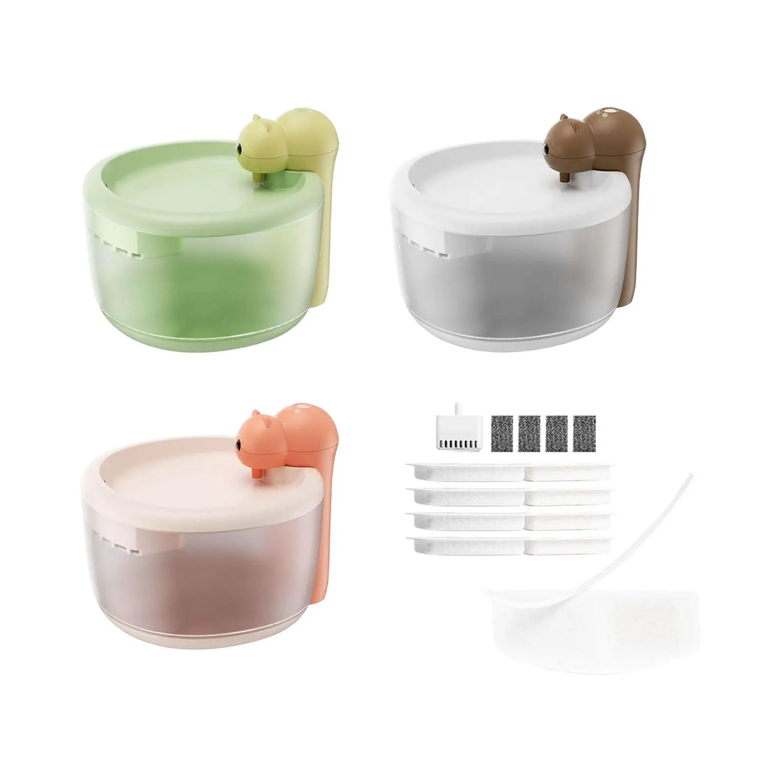 

Dispenser Drinking Bowl Motion Infrared Cat Water Fountain for Indoor Cats
