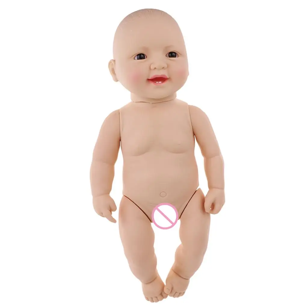 

Lovely Lifelike Flexible Vinyl Baby Girl Doll Model Kids Pretend Play Doll Gifts 50cm