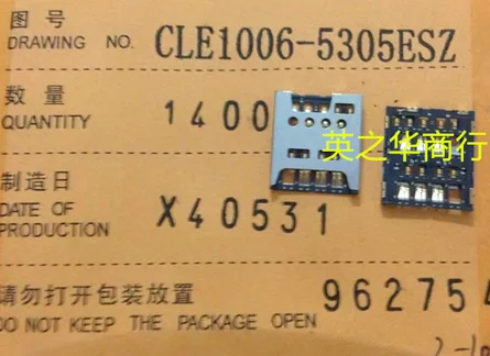

10pcs orginal new CLE1006-5305ESZ SIM card holder