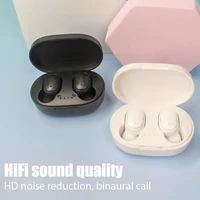 a6s bluetooth headphones wireless headphones stereo sports earbuds microphone with charging case for smartphone