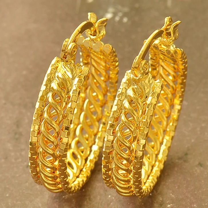 

ANGLANG Hiphop Stylish Hoop Earrings Silver Color Available Women Earrings Punk Girls Hyperbole Wholesale