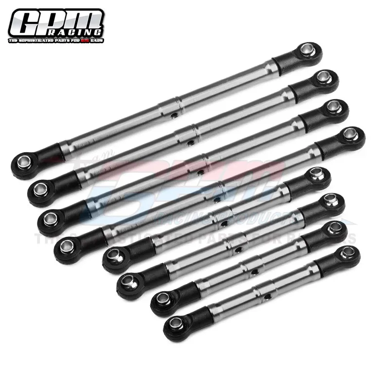 Подвеска GPM из алюминия 6061 комплект звеньев Подвески 9842 для TRAXXAS 1/18 4WD TRX-4M K10 High Trail