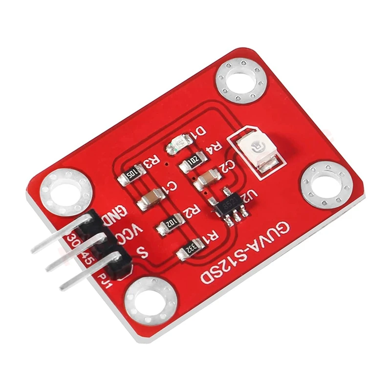 4 шт. УФ-датчик 240-370 нм GUVA-S12SD/CJMCU-GUVA-S12SD контактный разъем интерфейс солнечный