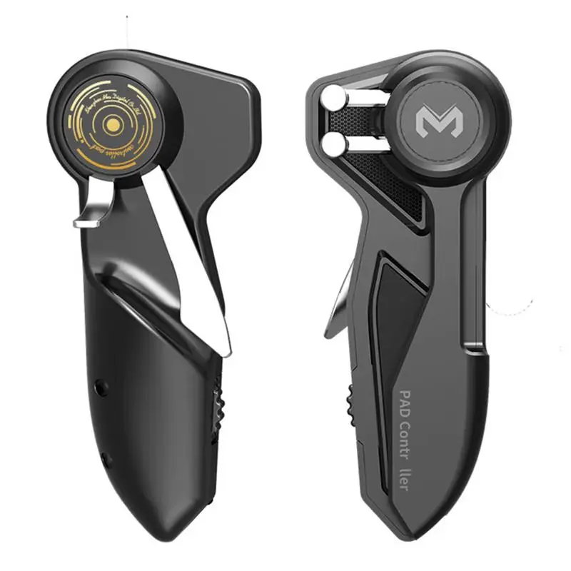 

2020 Newest Mobile Game Controller For Ipad Tablet Six Finger Game Joystick Handle Aim Button L1R1 Shooter Gamepad Trigger