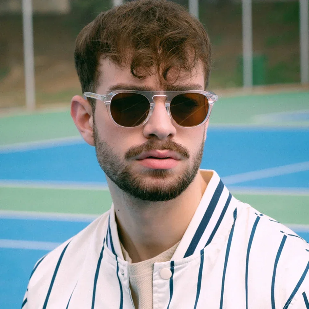 JNPCXI модные овальные солнцезащитные очки для мужчин и женщин винтажные брендовые