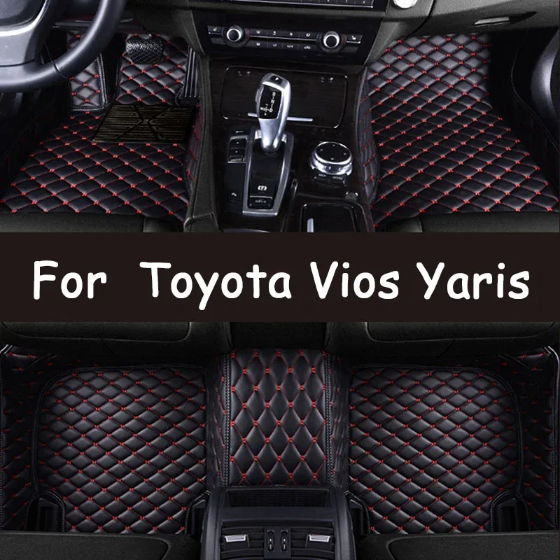 Автомобильные коврики для Toyota Vios Yaris 2022 2021 2020 2019 2018 2017 2016 2014