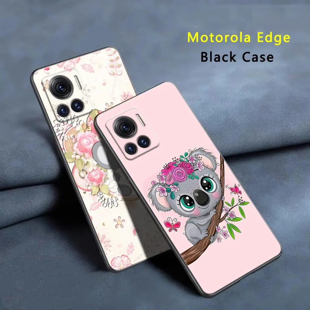 

Cartoon Koalitas koala Animal Case For Motorola Moto Edge 20 40 30 Pro Ultra Neo Lite One Fusion Plus G Stylus 2021 Hyper Covers