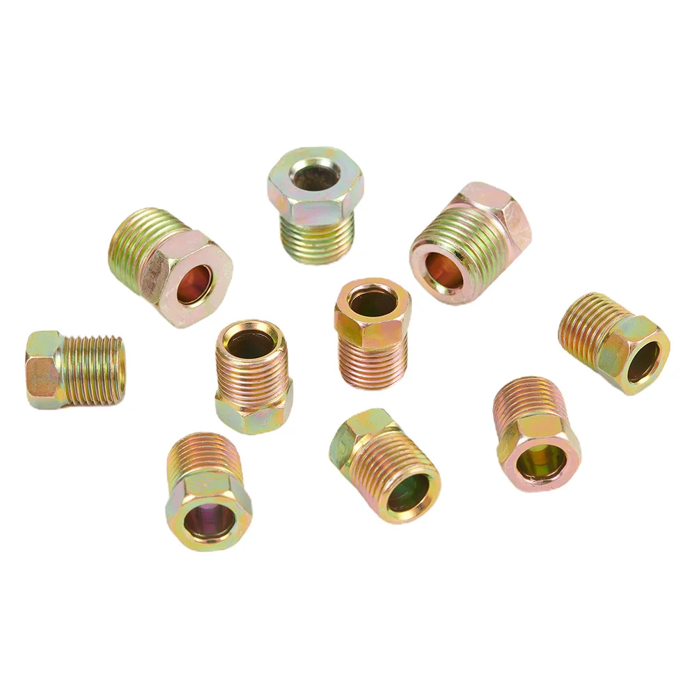 

Newest Household Nuts Part For Inverted Flares Iron Nut Replacement 1/4 Tool Tubing Accessories Zinc Universal