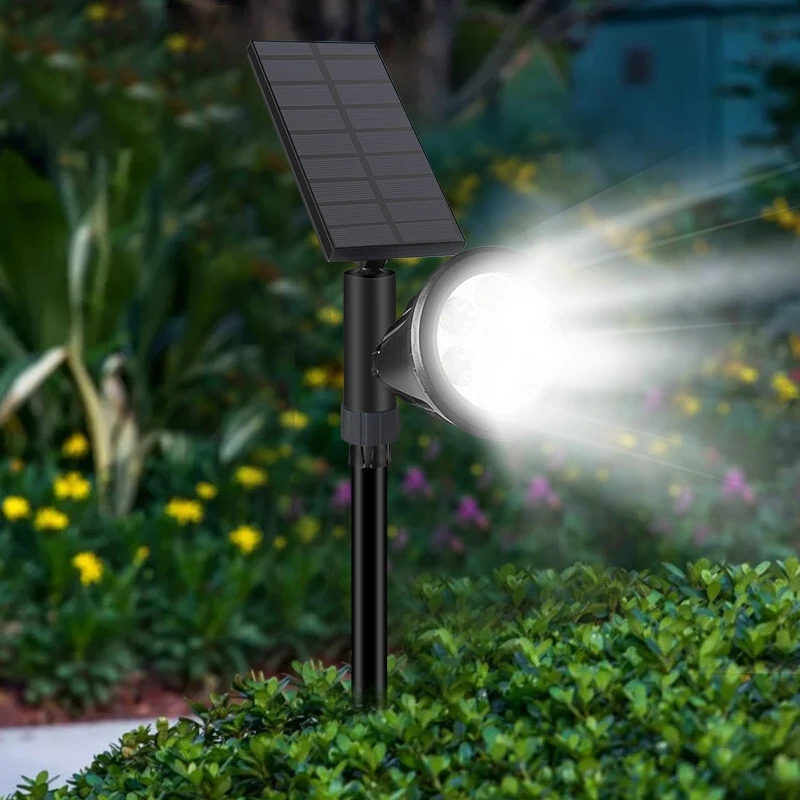 

7 LED Solar Spotlights Outdoor Solar Lights IP65 Waterproof Color Spot Lights for Garden Landscape Solar Wall Lights