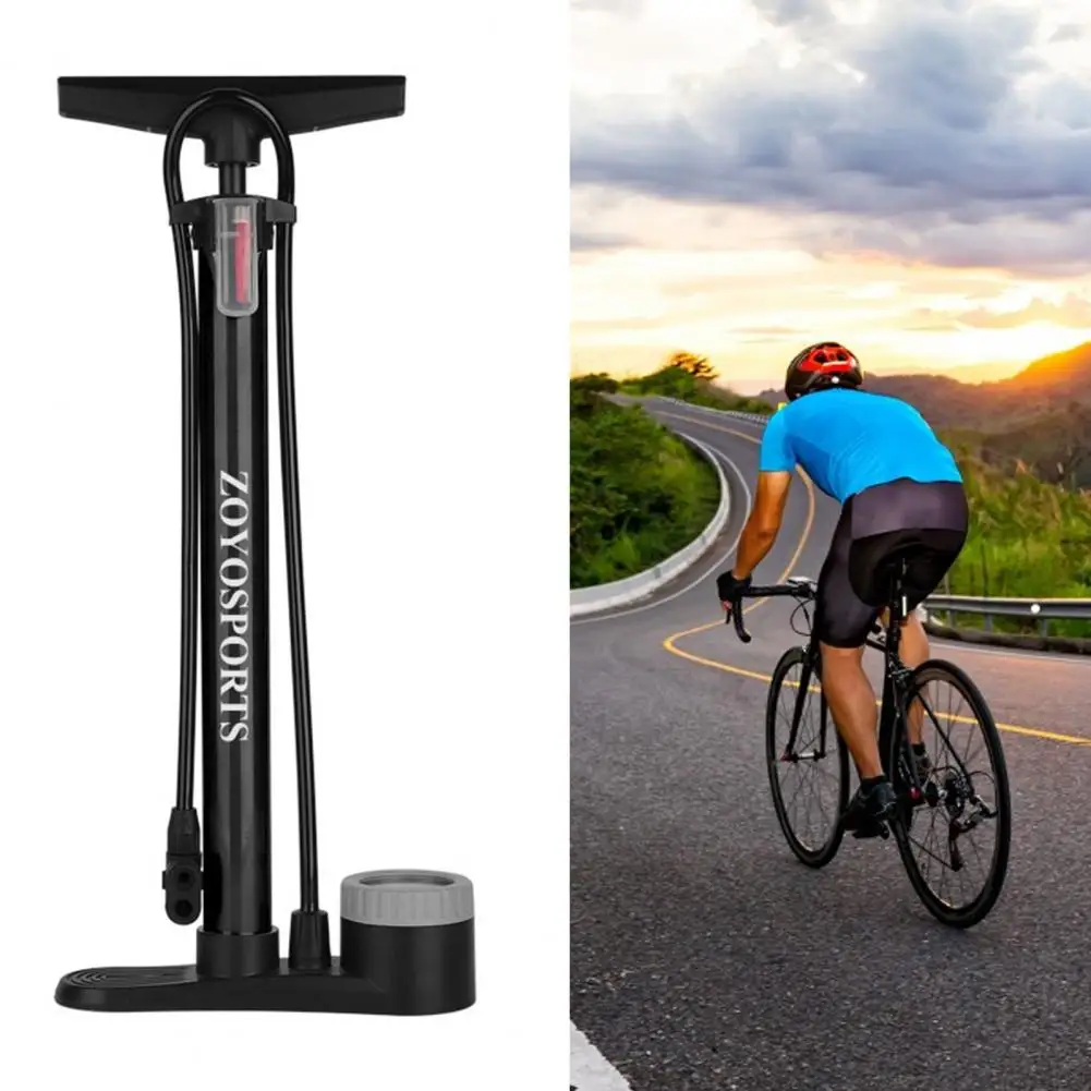 

Bike Tire Inflator Bicycle Air Pump Portable Bike Air Pump with Pressure Gauge T-shape Handle Cozy Grip 160psi Bicycle for Mtb