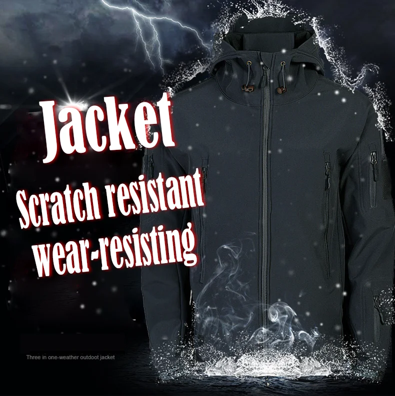 

Fashion New Men Skiing Casual Travel Outdoor Sport Camping Hiking Jacket Hoodie Clothing Leisure High Quality Coat Custom Logo