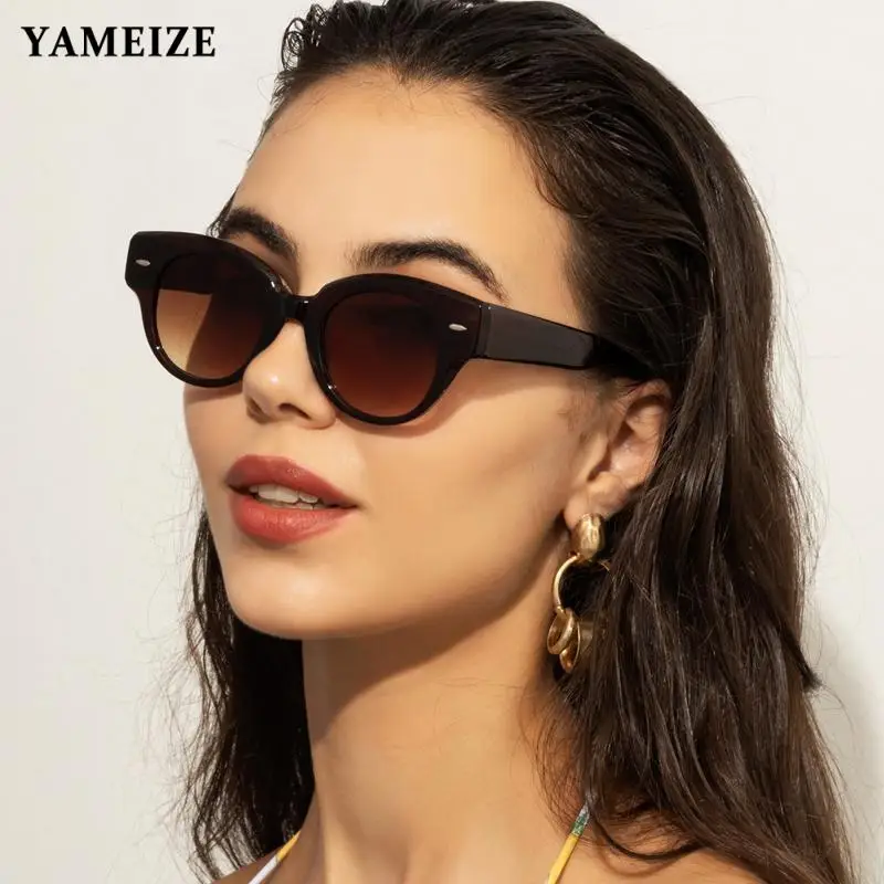 

Cat Eye Sun Glasses for Women Men Vintage Brand Designer Cateye Shades Classic Frame Travel Designer Shades Oculos De Sol Uv400
