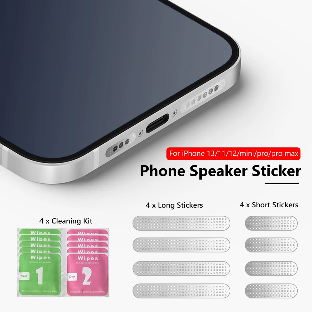 

Пылезащитная сетчатая защитная плёнка для iPhone 13/12/11, 8 шт./компл.