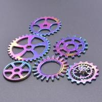 10pcslot mix various gears charms pendant accessories fashion jewelry making diy craft earring necklace metal bulk wholesale
