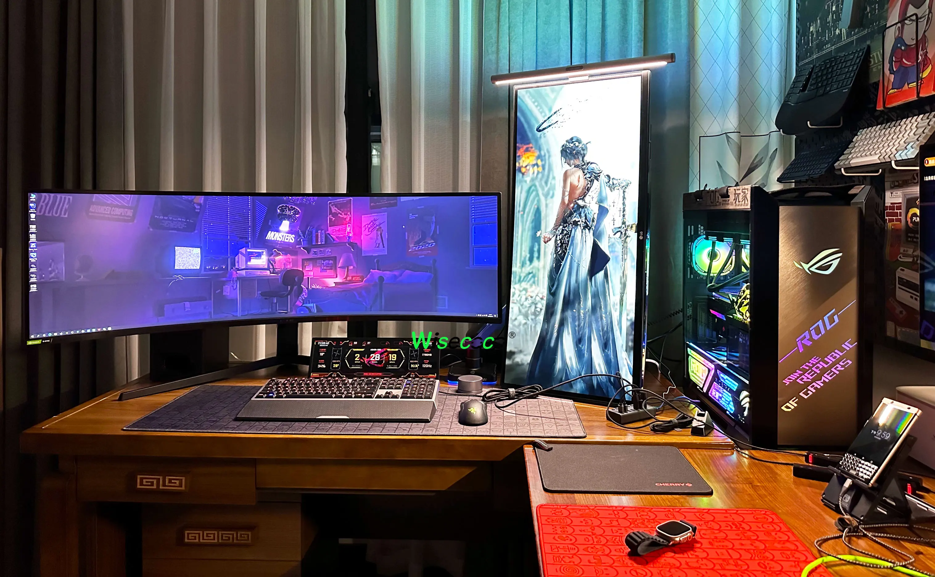 Фото Тянущийся ЖК-экран AIDA64 CPU GPU Monitor SSD ультратонкий портативный монитор вторичный монитор дисплей 7,9 