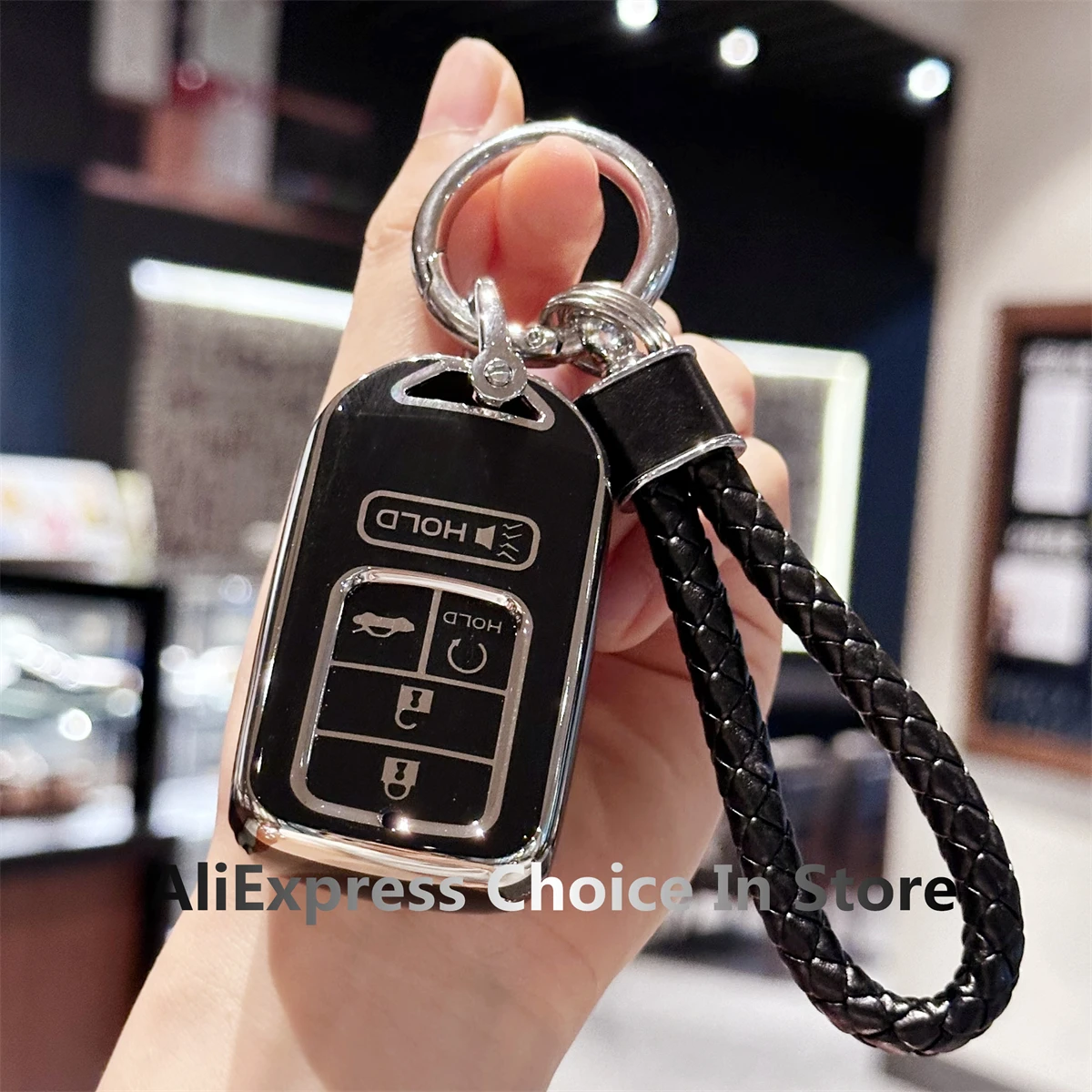 

Мягкий Чехол Из ТПУ Для Ключей Honda С Брелоком, Совместимый С Accord, Civic, CR-V, HR-V, Odyssey, Jazz, Crosstour
