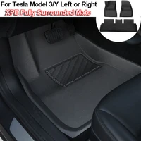 tpe 3d floor mat for tesla model 3 y left right xpe fully surrounded mats waterproof carpet liner modified accessories 2022