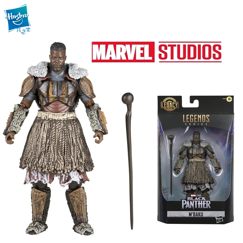 

Hasbro Marvel Legends Legacy Black Panther M'BAKU 6 Inches 16Cm Action Figure Children's Toy Gifts Collect Toys