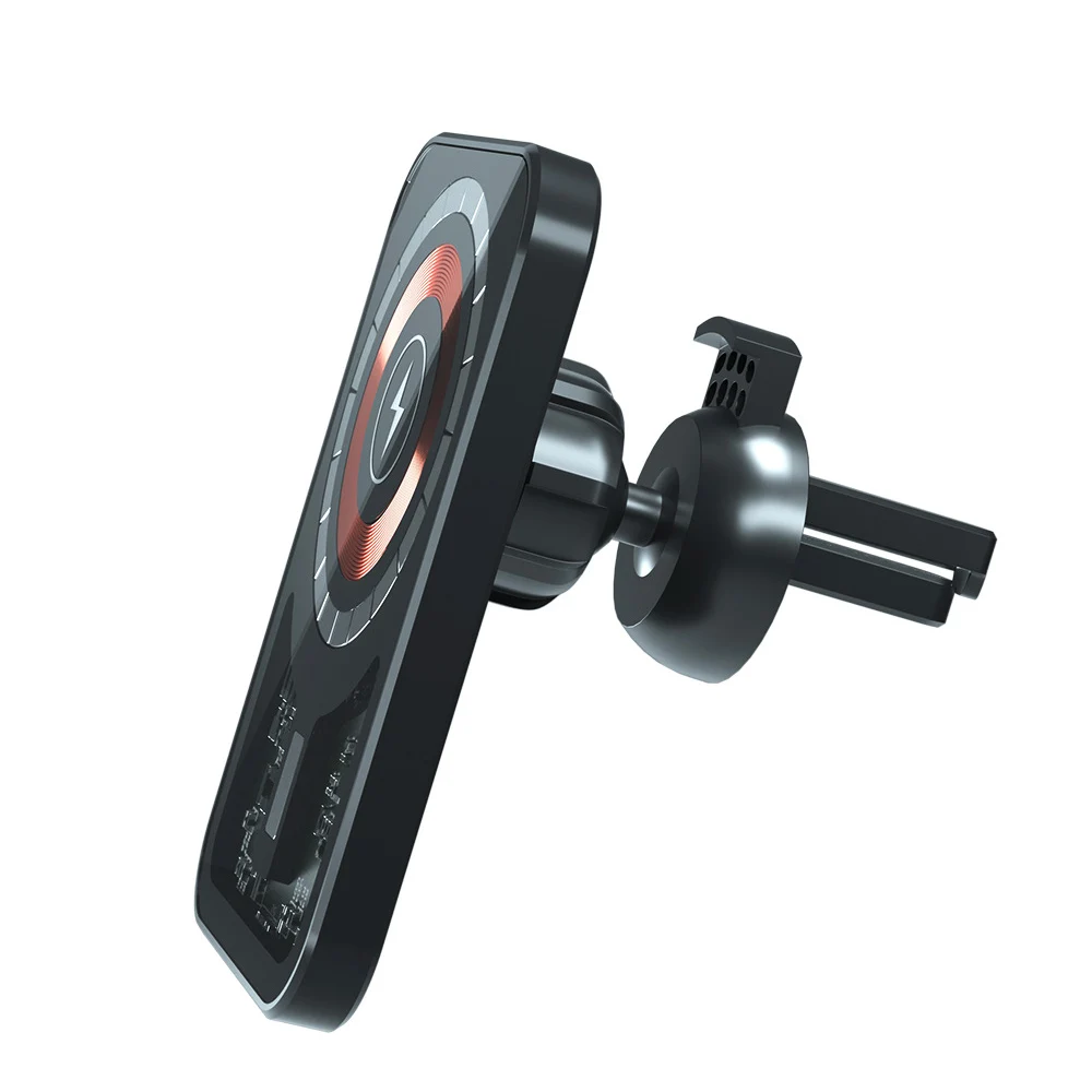 Магнитное автомобильное беспроводное зарядное устройство Magsafe 15 Вт для iPhone 12 13 14