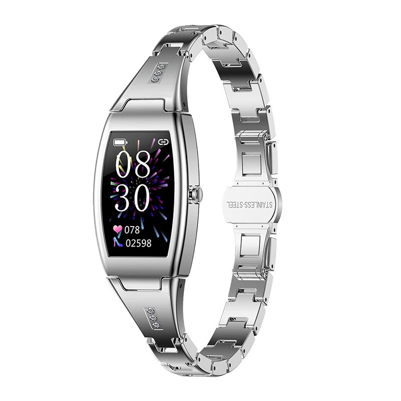 

Новинка 2022, женские Смарт-часы Rosegold, водонепроницаемый милый браслет, пульсометр, Смарт-часы для женщин, женские часы с Шагомером