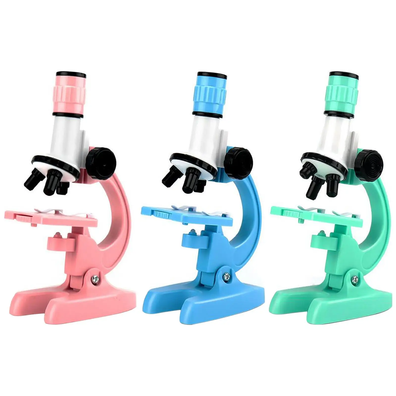 

Kids Beginner Microscope Kit 100x-1200x Scientific Exploration Angle Adjustable Teaching Aids Biological Gifts Kids Science Toys