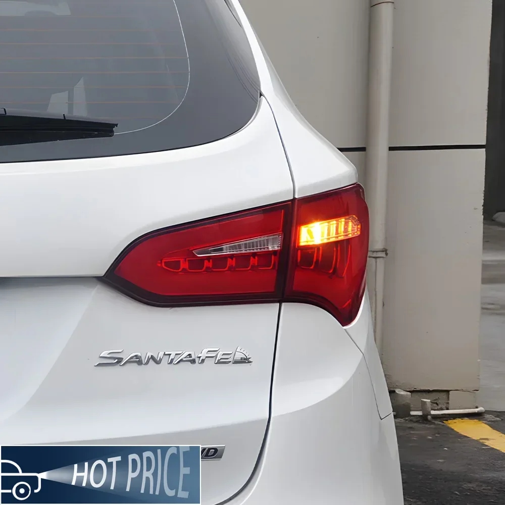 Фото Для Hyundai Santafe ix45 2014-2018 светодиодные задние фонари автомобиля в сборе, обновление, мигающий задний фонарь, аксессуары Plug and Play №4
