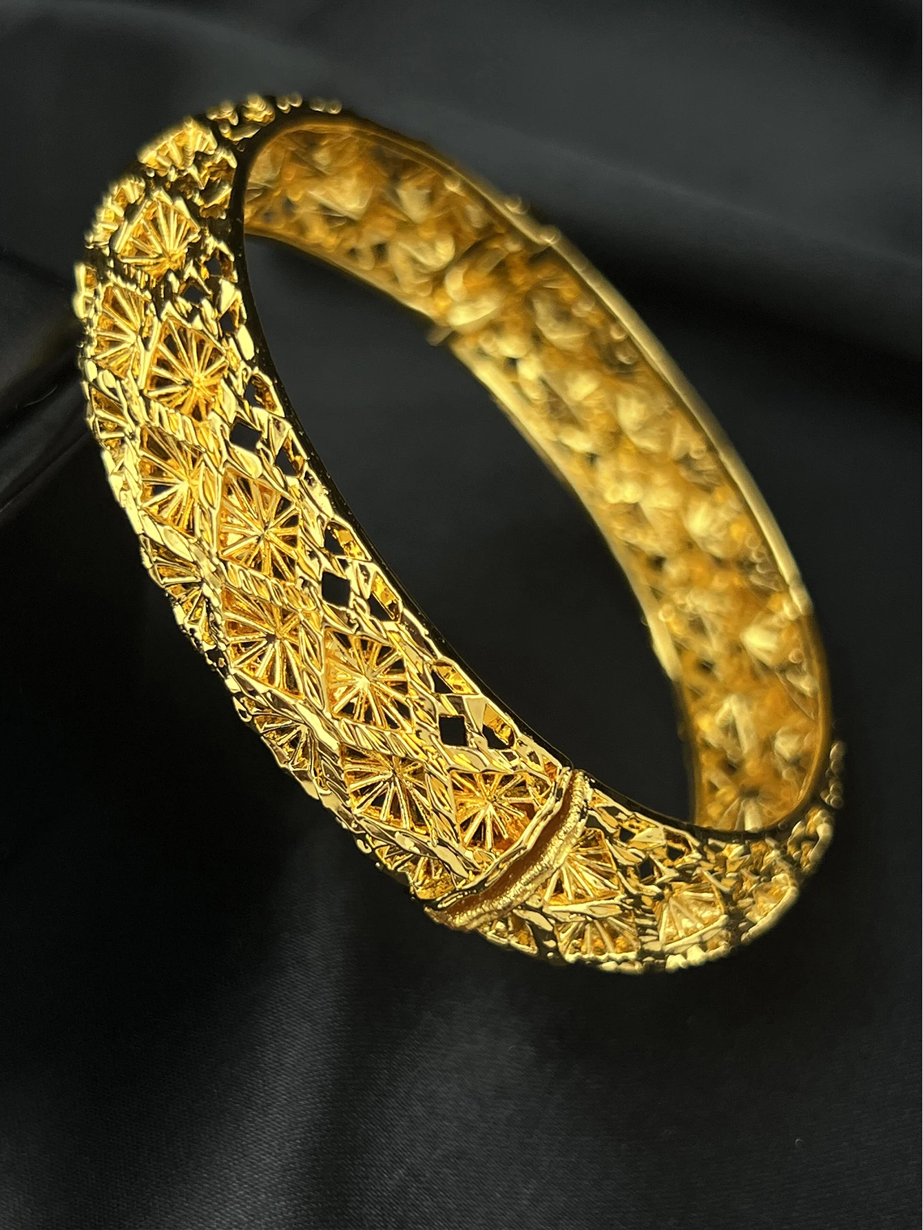 ANIID Дубай Свадебные браслеты Эфиопские украшения 24-каратного золота Африканские