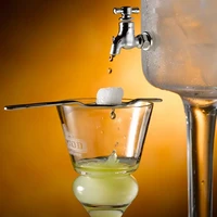stainless steel absinthe spoon cocktail bar utensils bitter scoop cup drink