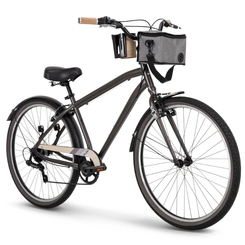 

Panama Jack Parkside 27.5-In. 7-Speed Cruiser Bicycle for Men, Dark Gray