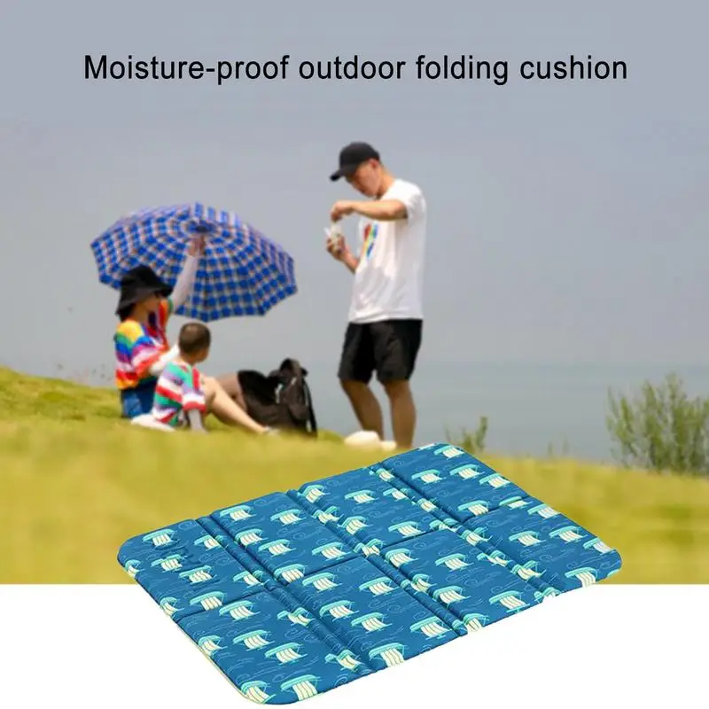 

Outdoor Picnic Blanket Folding Waterproof Camping Mat Machine Washable Thicken Rug Beach Blanket Portable Tent Ground Mat 2022