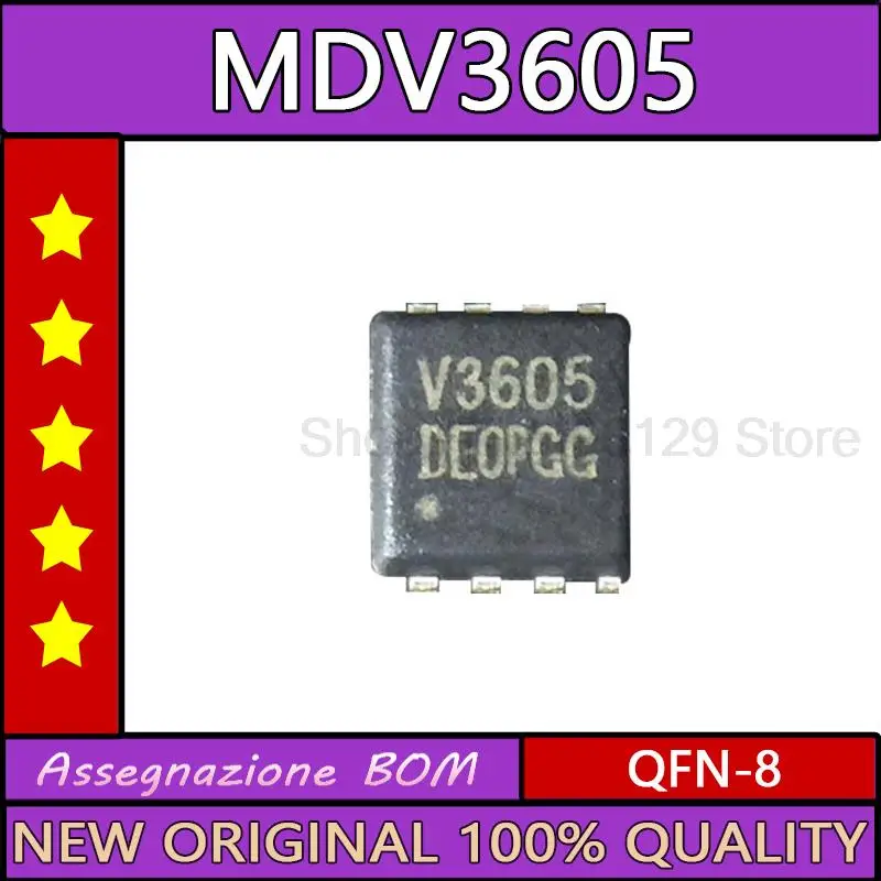 

5PCS MDV3605 V3605 QFN-8 New оригинальная микросхема