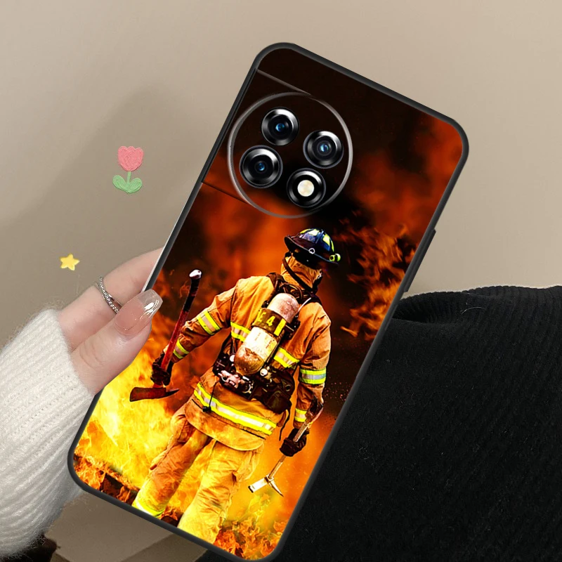 Чехол Firefighter Heroes Fireman для OnePlus Nord 4 CE 3 2 Lite N30 N20 9 10 Pro 8T 9RT 10T 11 OnePlus 13 12 R Cover (art.: 3920cd9525f3a) - 3920cd9525f3a