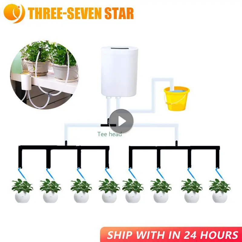 

2/4/8/12/16 Pumps Self-Watering Kits Automatic Timer Waterers Drip Irrigation Indoor Plant Watering Device Home Garden Gadgets
