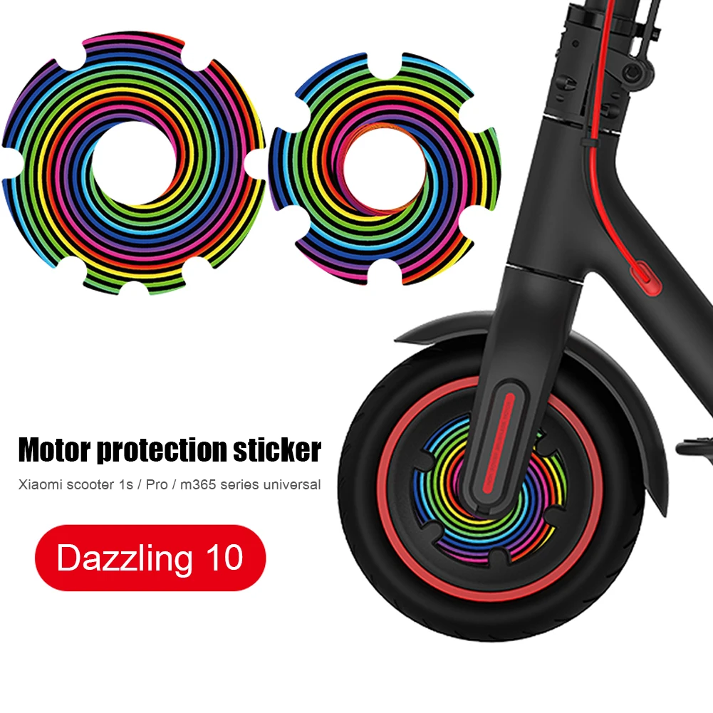 2021 1 пара защитных аксессуаров на переднее колесо стикер чехол электродвигатель