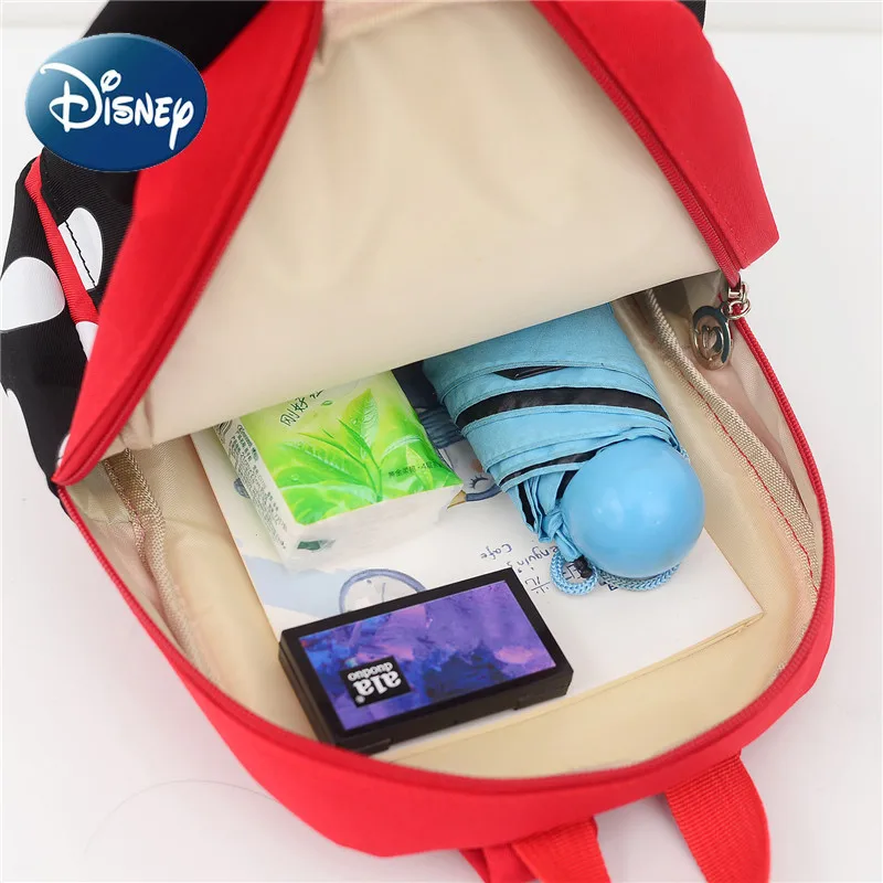 Disney's New Cartoon Mickey and Minnie Backpack Kindergarten Middle and Large Class Boys Girls Large-capacity Student Schoolbag