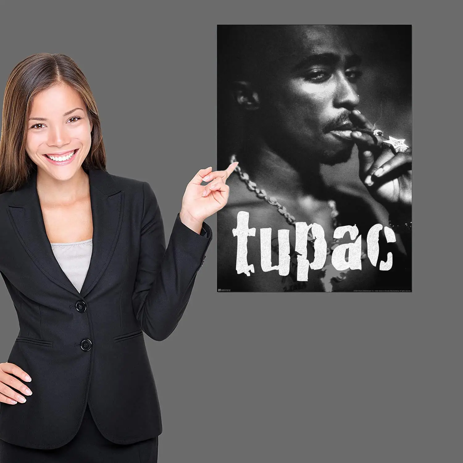 Tupac 2Pac плакат настенное искусство 24x36 холст фотография персонализированный