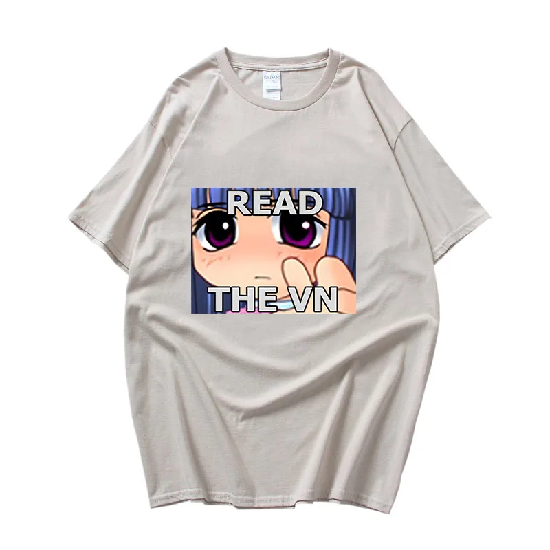 

Higurashi When They Cry Tshirts WOMEN Photo Booth Read The Vn T-shirts Japanese Anime 100% Cotton Tees Individualization Cartoon