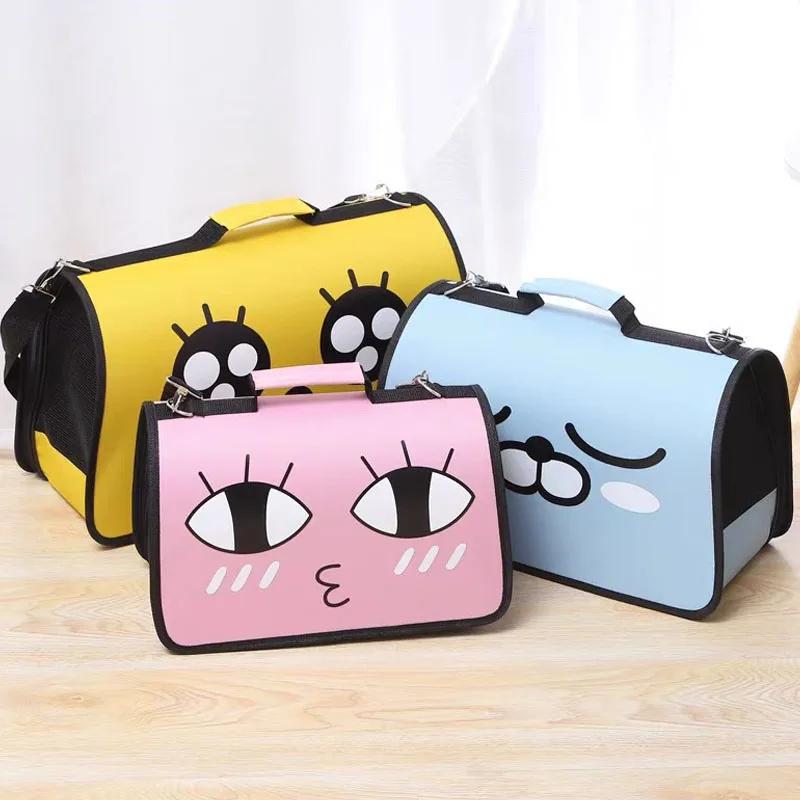 Переноска для домашних животных кошек собак сумка на плечо мультяшная