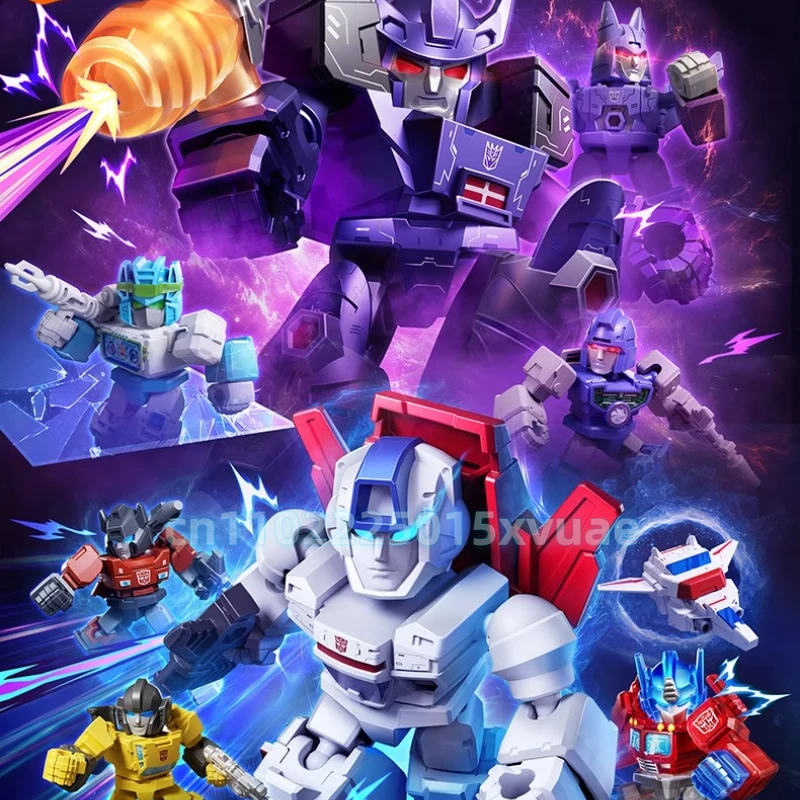 Фото Blokees Transformers ВЕРСИЯ 5-белый клинок Dawn Galvatron Skyfire фигурка подвижная модель в сборе игрушка детская коллекция подарок №4