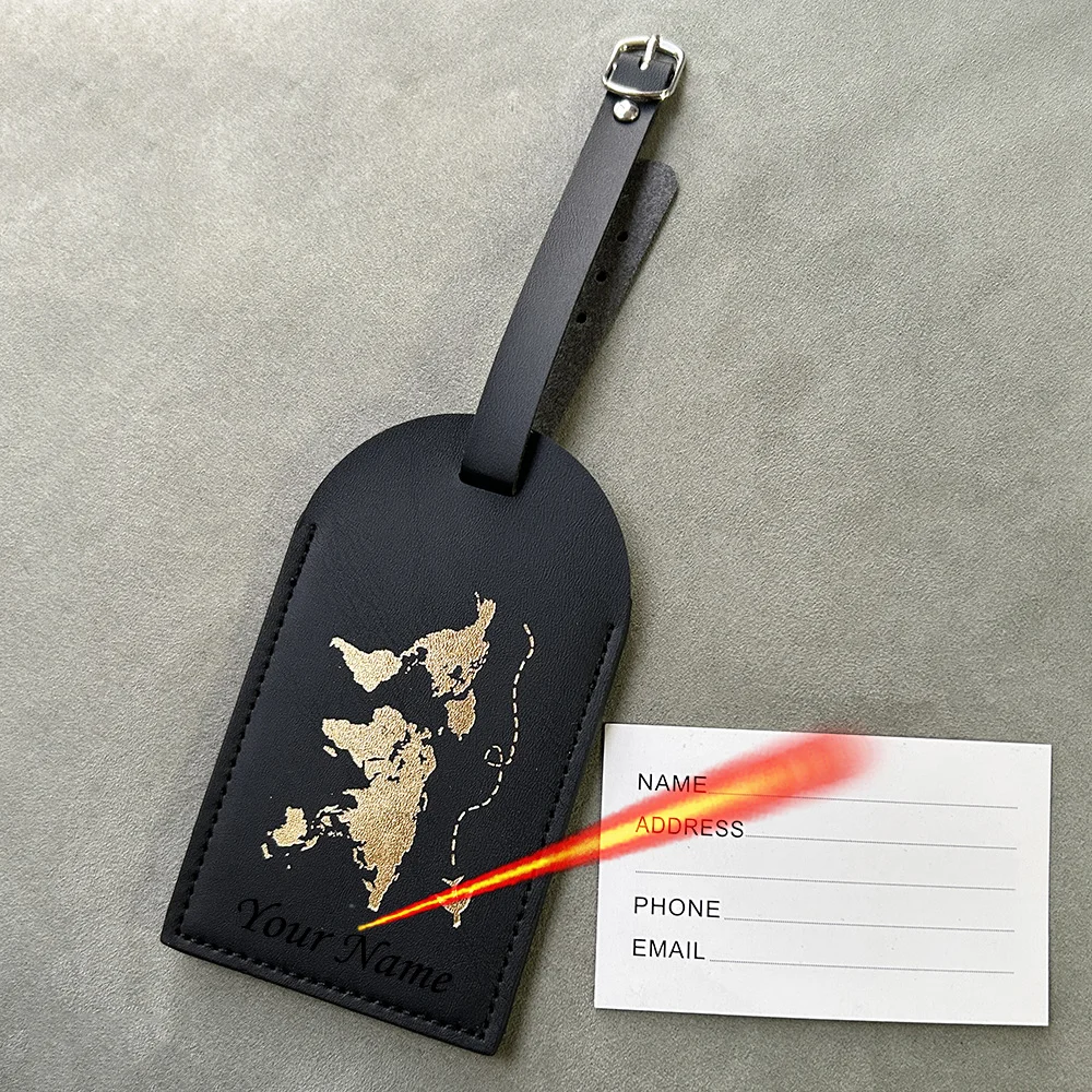 

Милые индивидуальные флейты с именами, уникальные гравированные идентификаторы для дорожной сумки, бирки для багажа