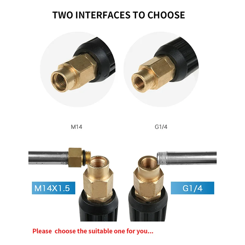 Латунная веерообразная насадка для пены снега самовсасывающая мойки высокого