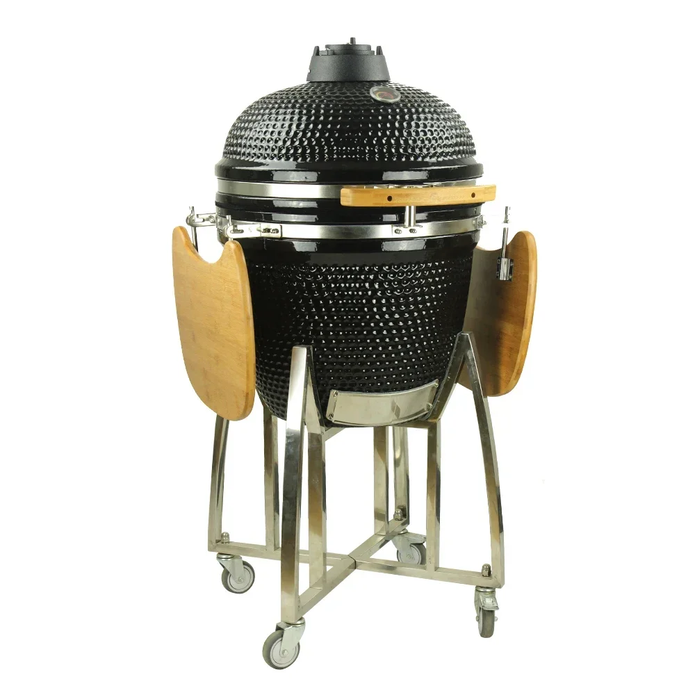 Портативная угольная коптильня Auplex 21-дюймовый керамический гриль Камадо Джо для