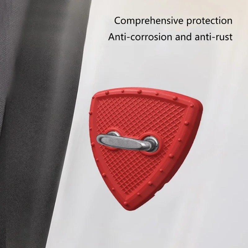 Крышка дверного замка автомобиля защитная пряжка подходит для модели 3 Y дверная