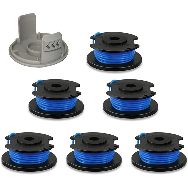 

For Ryobi One Plus AC14RL3A 18V 24V 40V 11Ft 0.065 Inch Automatic Feed Wireless Weeder Spool Trimmer Spool Replacement