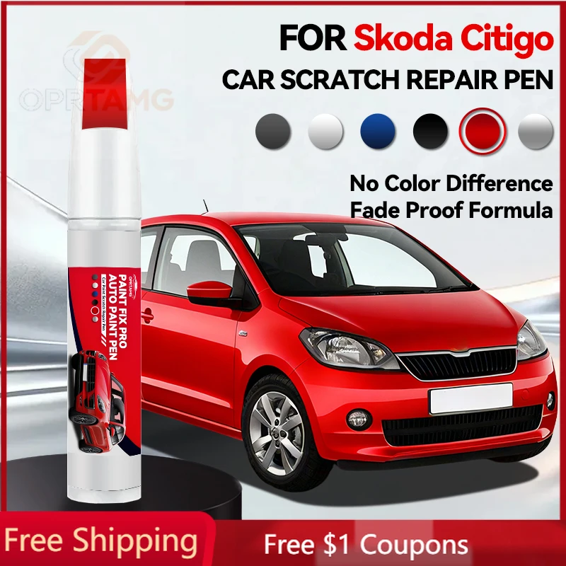 Фото Инструменты и аксессуары для автомобилей Skoda Citigo 1990-2025 X247: Карандаш для ремонта краски, средство для удаления царапин, DIY автоаксессуары, черный, белый №1