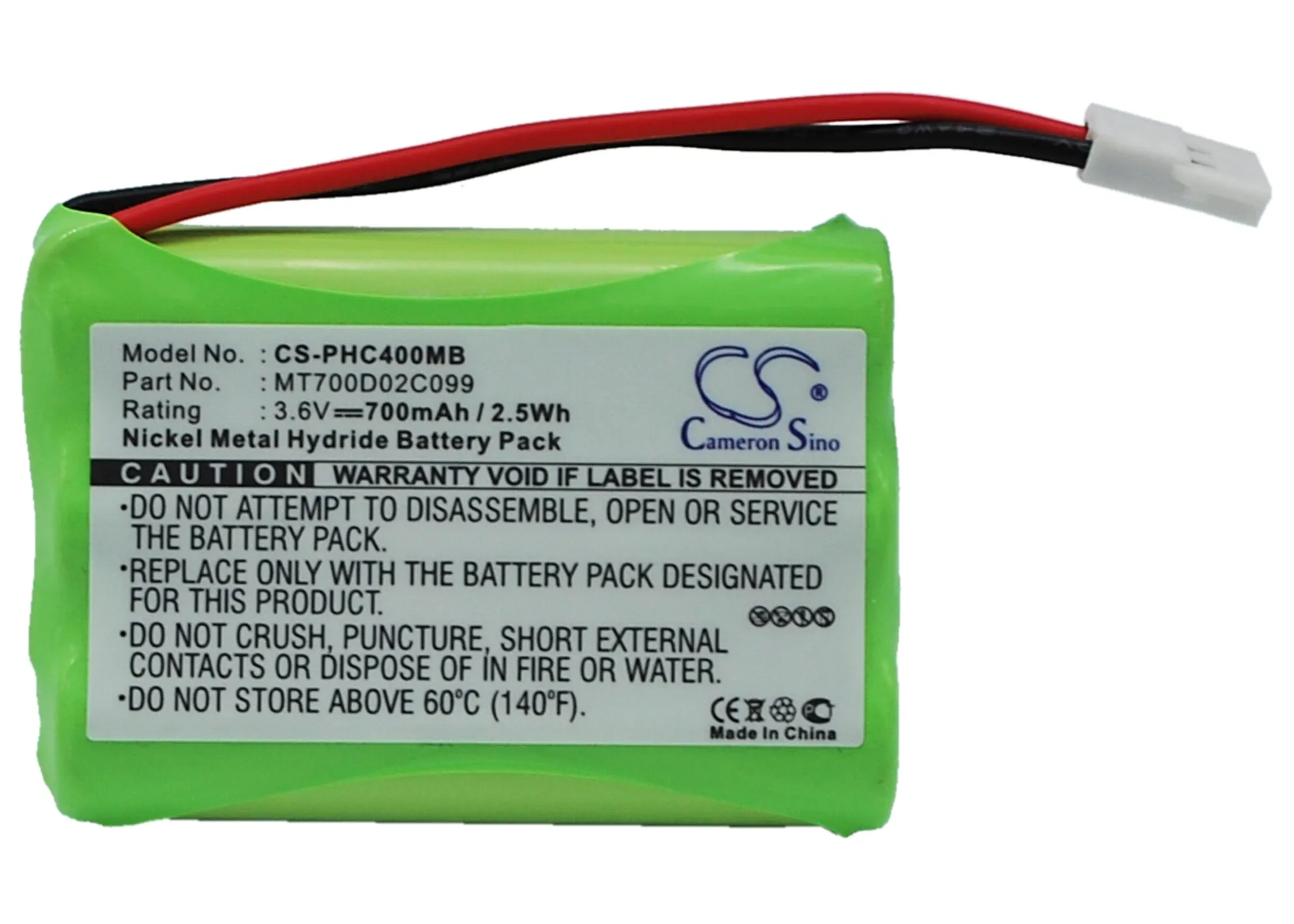 

CS 700mAh Battery For Philips MT700D02C099 CEPTF SBC-SC368 SBC-SC369 SBC-SC368/91 SBC-SC369/91 SBC-EB3655