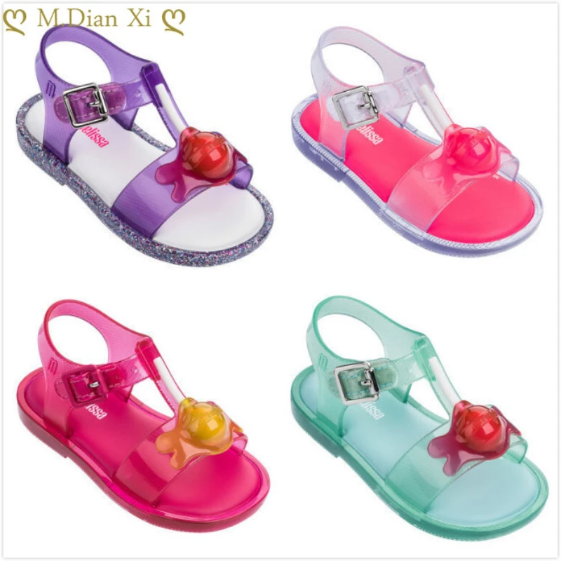 2022 Новые мини-сандалии Melissa Lollipop детские милые сандалии желе для девочек