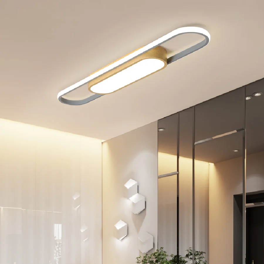

Long Strip Led Cloakroom Aisle Ceiling Light Simple and Modern Entrance Light for Corridor Aisle Balcony Bedroom Office Lamp